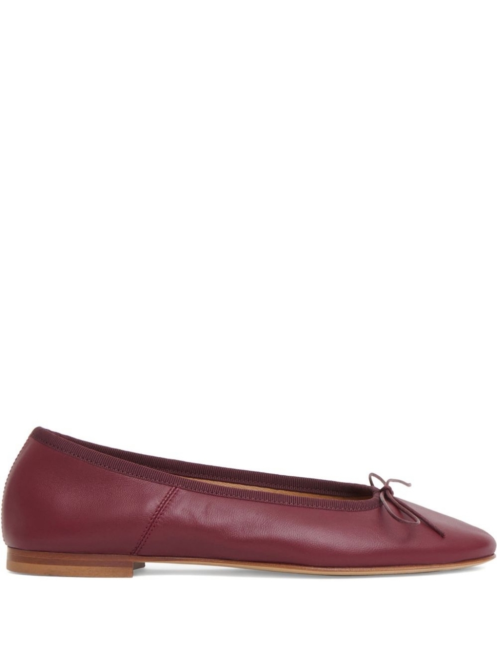 Mansur Gavriel ballet flats dark red